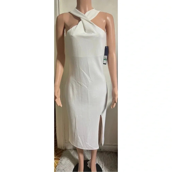 NWT RACHEL Rachel Roy Women’s Twist Bodycon Midi Dress - Picture 2 of 11